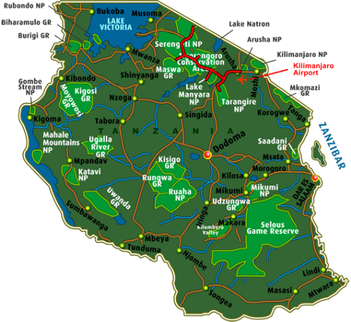 Map Best of the Northern Circuit (10 days)